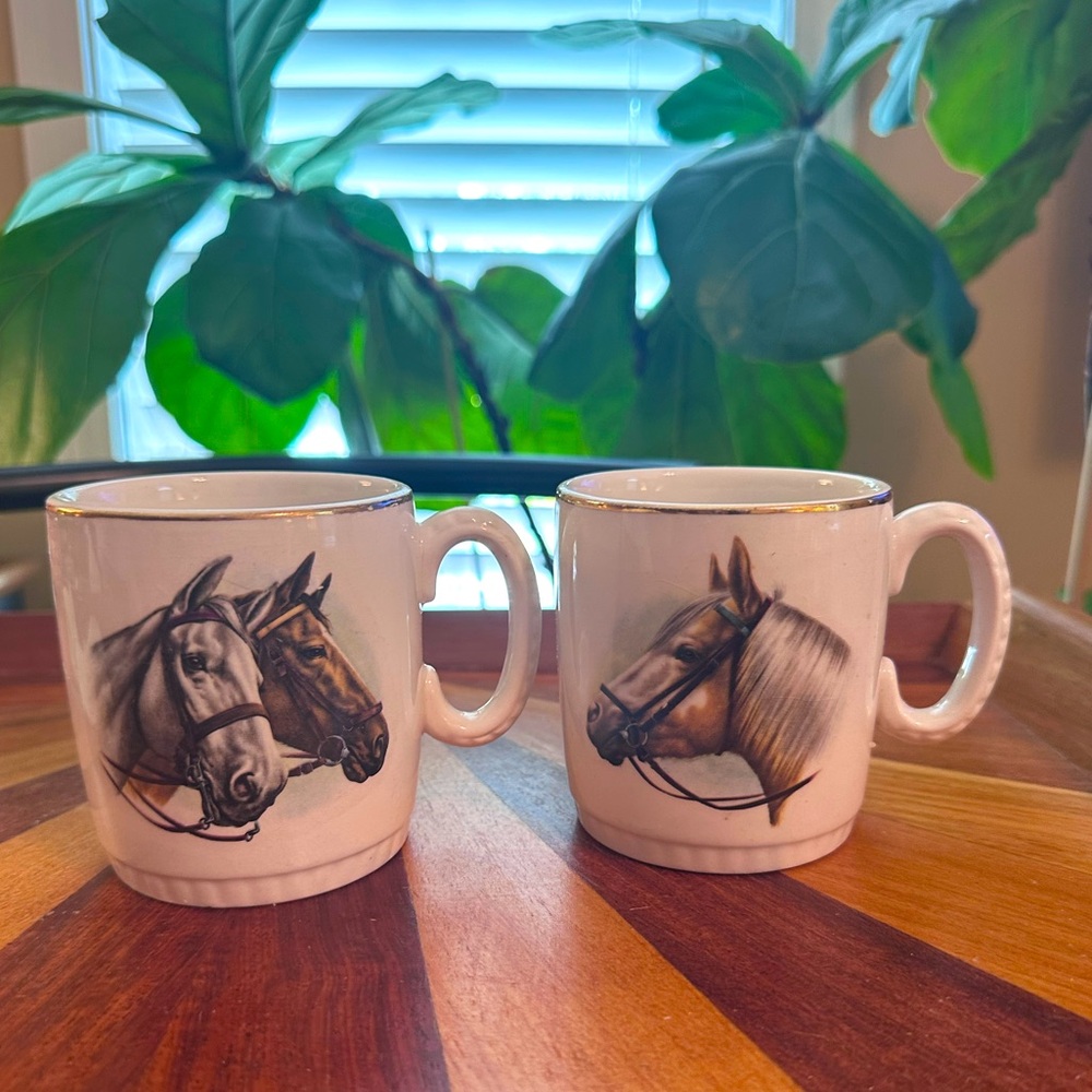 Lord Nelson vintage horse mugs (2)